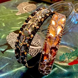 To jeweled headbands